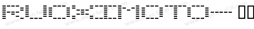 RUOXIMOTO字体转换