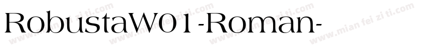 RobustaW01-Roman字体转换