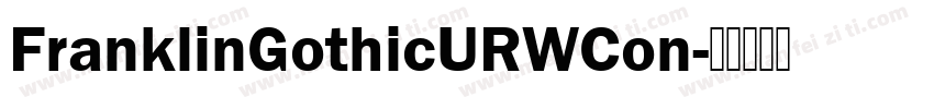 FranklinGothicURWCon字体转换