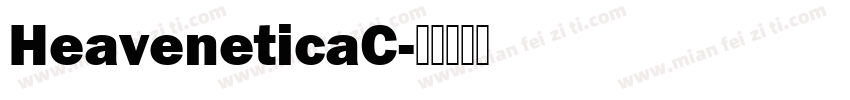 HeaveneticaC字体转换