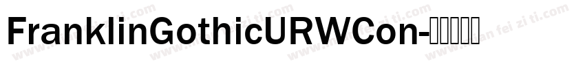 FranklinGothicURWCon字体转换