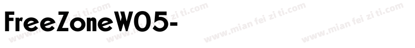 FreeZoneW05字体转换
