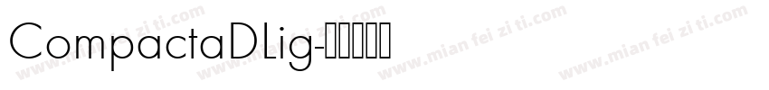 CompactaDLig字体转换
