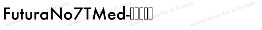 FuturaNo7TMed字体转换