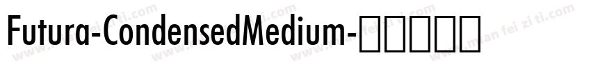 Futura-CondensedMedium字体转换
