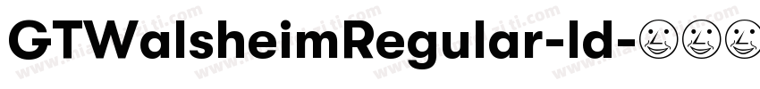 GTWalsheimRegular-Id字体转换