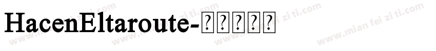 HacenEltaroute字体转换