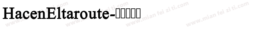 HacenEltaroute字体转换