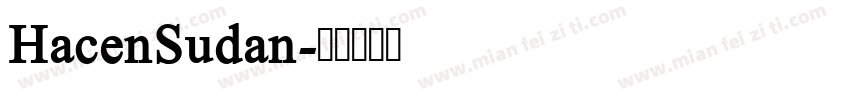 HacenSudan字体转换