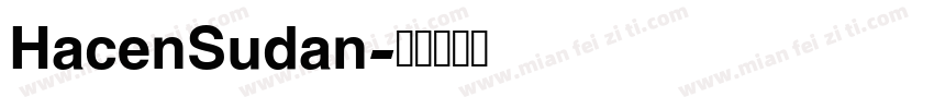 HacenSudan字体转换
