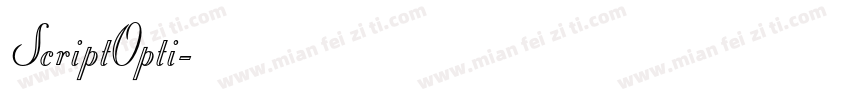 ScriptOpti字体转换