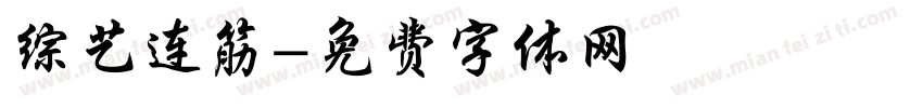 综艺连筋字体转换