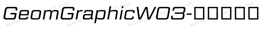 GeomGraphicW03字体转换
