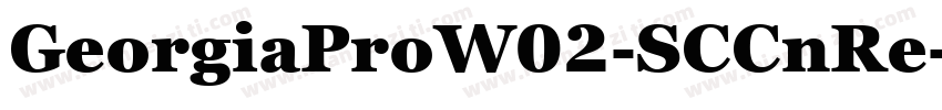 GeorgiaProW02-SCCnRe字体转换