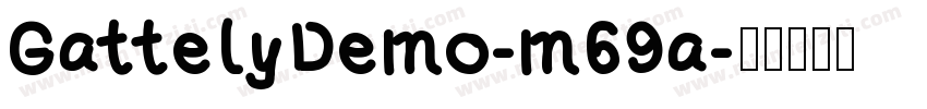 GattelyDemo-m69a字体转换