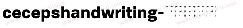 cecepshandwriting字体转换