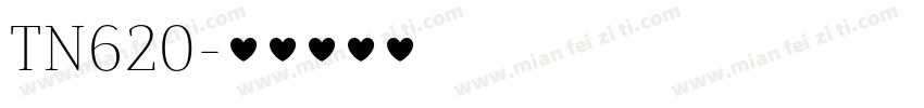 TN620字体转换