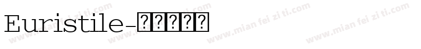 Euristile字体转换