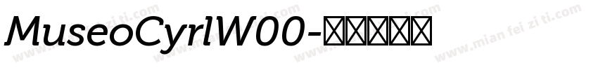 MuseoCyrlW00字体转换
