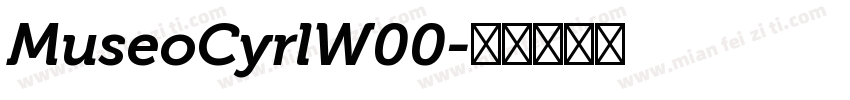 MuseoCyrlW00字体转换