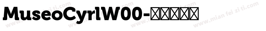 MuseoCyrlW00字体转换