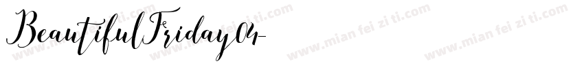 BeautifulFriday04字体转换