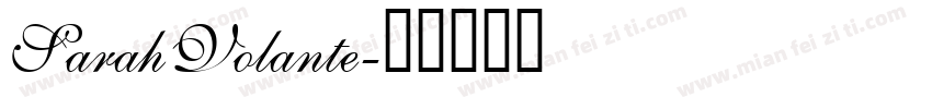 SarahVolante字体转换