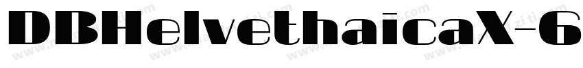 DBHelvethaicaX-65Med字体转换