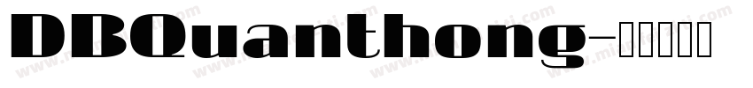 DBQuanthong字体转换