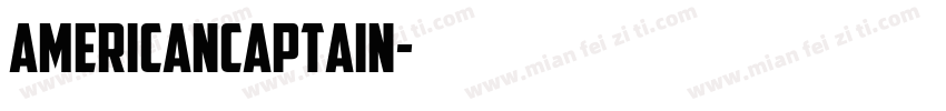 AmericanCaptain字体转换