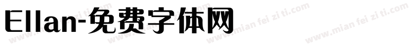 Ellan字体转换