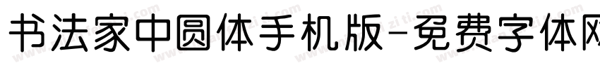 书法家中圆体手机版字体转换