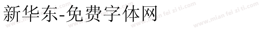 新华东字体转换