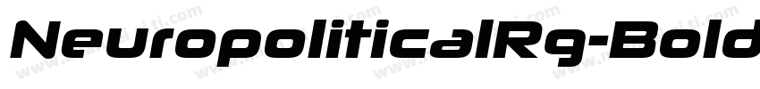 NeuropoliticalRg-BoldItalic字体转换
