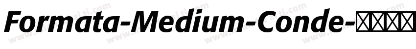 Formata-Medium-Conde字体转换