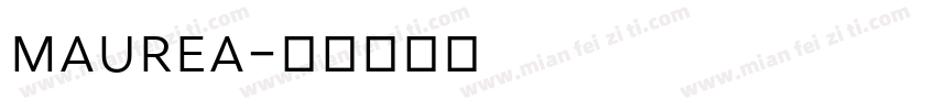 maurea字体转换