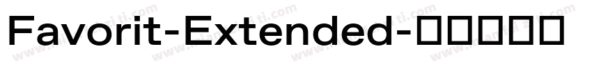 Favorit-Extended字体转换