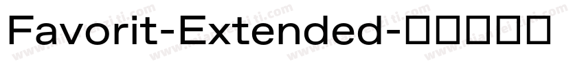 Favorit-Extended字体转换