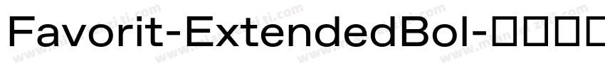 Favorit-ExtendedBol字体转换