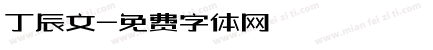 丁辰文字体转换