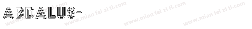 abdalus字体转换
