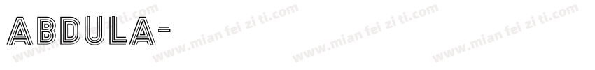 abdula字体转换