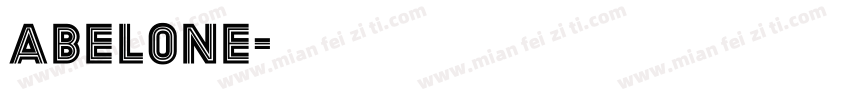 Abelone字体转换