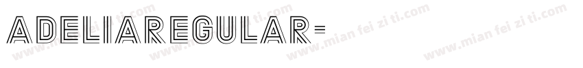Adeliaregular字体转换