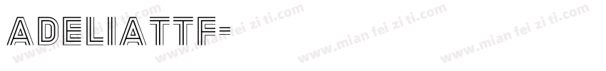Adeliattf字体转换