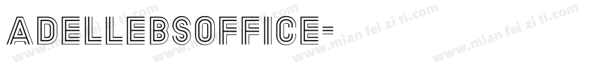 adellebsoffice字体转换