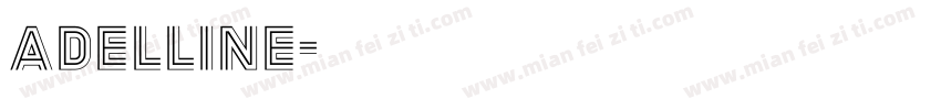 adelline字体转换