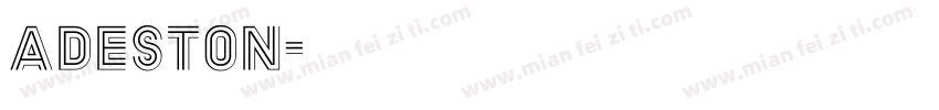 adeston字体转换