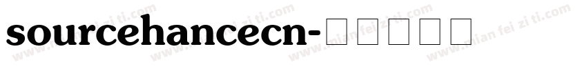 sourcehancecn字体转换