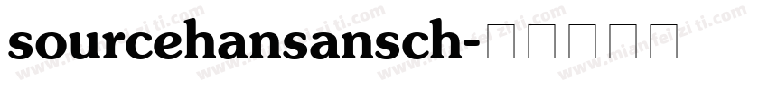 sourcehansansch字体转换